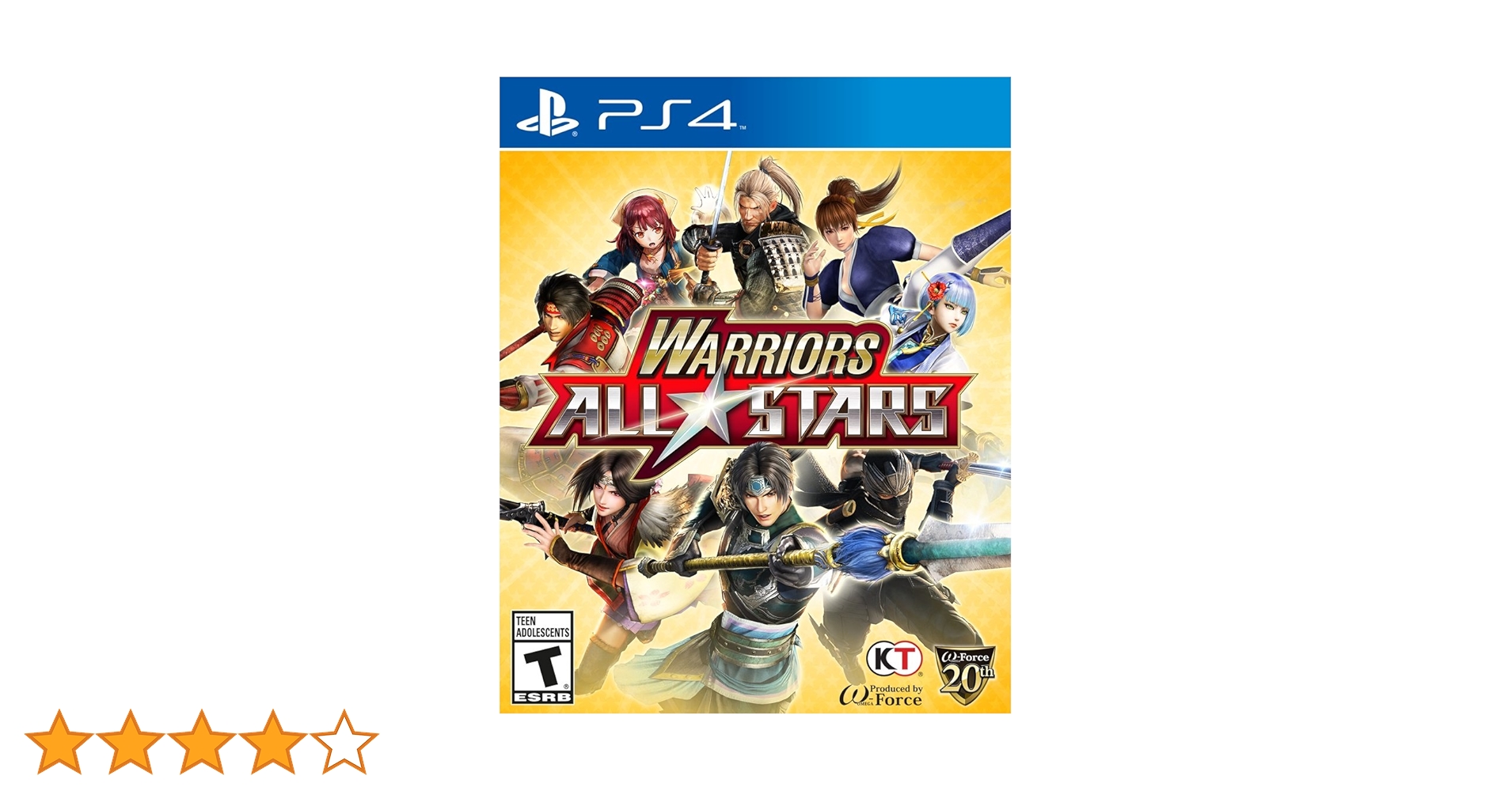 PlayStation4 - 北米版 無双スターズ WARRIORS ALL STARS PS4 WARRIORS ALL-STARS